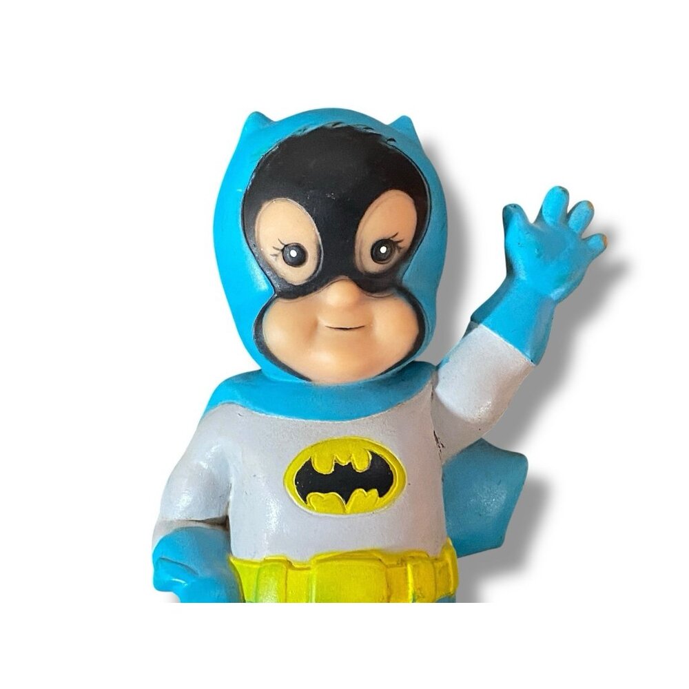 Vintage 1978 Super Junior Batman And Robin 7" Tall DC Comics Rubber Toy - Picture 2 of 5